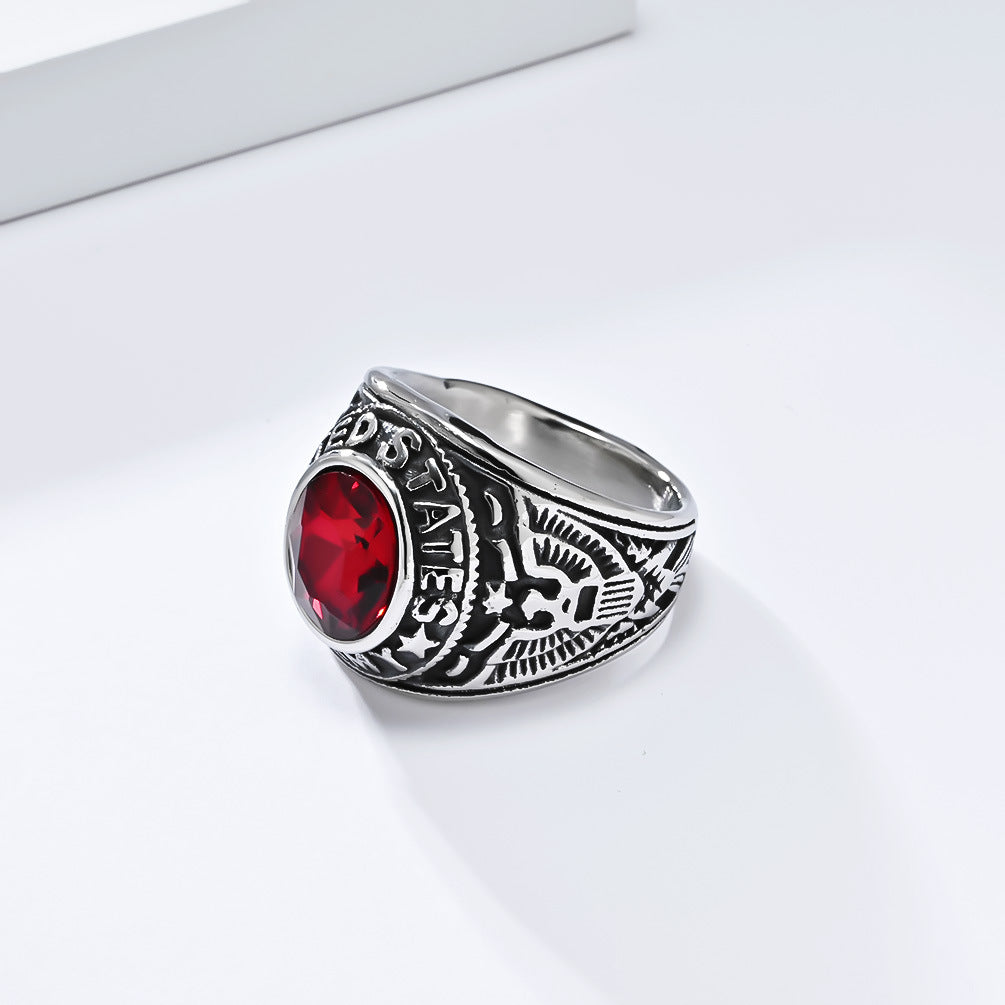 Wholesale Vintage Titanium Steel Ring